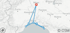  Riviera italienne - au départ de Milan - 4 jours - 12 destinations 