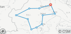  Circuit de 15 jours dans les forts et palais du Rajasthan avec le Taj Mahal (TOUT COMPRIS) - 11 destinations 