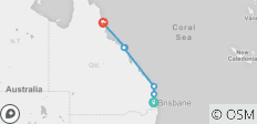  Queensland Rundreise - 6 Destinationen 
