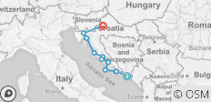  Adria-Küstenkreuzfahrt (2023) - 11 Destinationen 