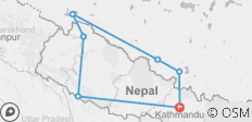  Simikot naar Kailash - 7 bestemmingen 