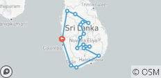  Le Sri Lanka découvert avec la vie sauvage, la nature, l\'aventure et la culture - 17 destinations 