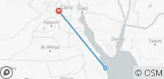  Kairo und Hurghada Rundreise - 6 Tage - 3 Destinationen 