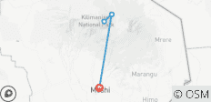  Circuito norte del Kilimanjaro - 10 días - 5 destinos 