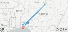  Nigeria Entdeckungsreise - 7 Tage - 8 Destinationen 