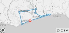  Ghana, Togo &amp; Benin Entdeckungsreise - 14 Tage - 9 Destinationen 