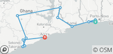  Explorez le Bénin, le Togo et le Ghana en 14 jours - 12 destinations 