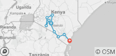  14 Days Across the Kenya Wilderness Safari - 9 destinations 
