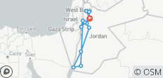  Fantasie von Jordanien - 08 Tage - 13 Destinationen 