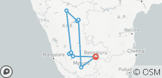  Magnificent 10 Days South India Temple Tour Package(ALL INCLUSIVE) - 9 destinations 