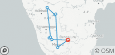  Südindiens Tempel Rundreise - 10 Tage - 9 Destinationen 