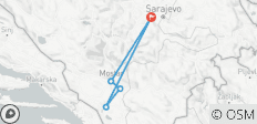  Ontdek Sarajevo en Bosnië-Herzegovina, 4 dagen rondreis - 5 bestemmingen 
