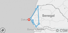  Das Beste aus Senegal - 8 Tage (29. Dezember 2022 bis 5. Januar 2023) - 13 Destinationen 