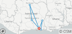  Cultural &amp; Historical Tour of Ivory Coast, 8 Days - 7 destinations 