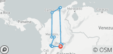  Kolumbiens Höhepunkte - Rundreise (15 Tage) - 12 Destinationen 