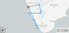  Meilleur circuit au Kerala - 10 jours - 7 destinations 