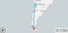  San Pedro de Atacama &amp; Torres del Paine Nationalpark Erlebnisreise - 8 Tage - 7 Destinationen 