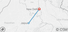  Jaipur Rundreise am selben Tag ab Delhi mit dem Auto - 3 Destinationen 