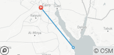  Kairo und Hurghada Rundreise - 7 Tage - 3 Destinationen 