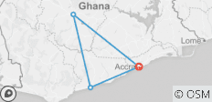  Ghana Rundreise - 8 Tage - 4 Destinationen 