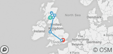  Schottland, Wales &amp; England Rundreise - 8 Destinationen 