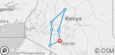  9 Day Kenya Lodge Safari to Ark Lodge - Samburu - Bogoria and Masai Mara - 7 destinations 