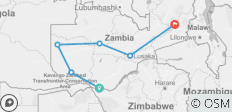  Sambia Entdeckungsreise: Liuwa, Kafue, Südluangwa Nationalpark - 5 Destinationen 