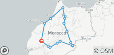  Marokko ab Marrakesch - 9 Tage - 15 Destinationen 