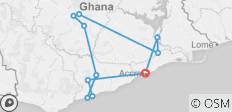  Historische und kulturelle Rundreise von Ghana - 12 Tage - 10 Destinationen 
