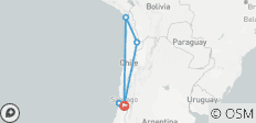  Chili : Santiago - Viña del mar - Valparaíso- San Pedro de Atacama - Arica - 11 jours - 7 destinations 