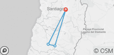  Chile: Santiago, Colchagua Valley &amp; Santa Cruz - 8 Tage - 4 Destinationen 