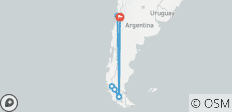  Chilean Patagonia: Santiago, Punta Arenas, Puerto Natales, Torres del Paine National Park &amp; Viña del Mar - 8 days - 8 destinations 