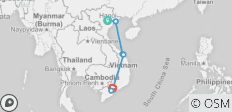  Vietnam: Nord nach Süd oder umgekehrt - 11 Tage - 7 Destinationen 