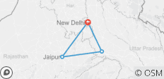  Historisches Goldenes Dreieck: Delhi, Agra und Jaipur - 6 Tage - 4 Destinationen 