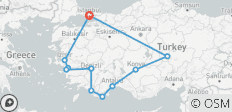  12 jours - Circuit complet en Turquie - 12 destinations 