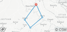  05 Days Golden Triangle Tour with Ranthambore Jungle Safari!! - 5 destinations 