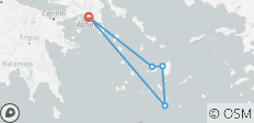  Griechischer Inseltraum - 7 Tage - Standard - 5 Destinationen 