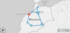  9-daagse privé tour vanuit Casablanca - 14 bestemmingen 