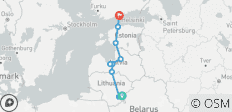  Baltic Metropoles in 10 days (Vilnius - Riga - Tallinn - Helsinki) - 9 destinations 