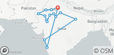  Essenz von Nordindien mit Goa Strandaufenthalt (mit Flügen) - 15 Destinationen 