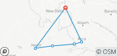  Goldenes Dreieck Rundreise : Delhi | Jaipur | Agra (alles inklusive) - 6 Destinationen 