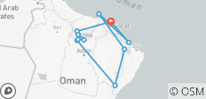  Circuit en groupe de 7 jours dans l\'Oman classique - 11 destinations 