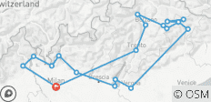  Nordseen und Dolomiten Rundreise ab Mailand - 7 Tage - 20 Destinationen 