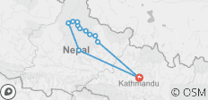  Annapurna rondwandeling - 12 bestemmingen 
