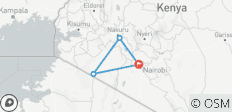  Lake Nakuru Mara Safari (5 Tage) - 4 Destinationen 
