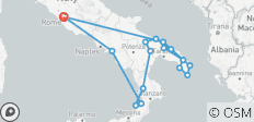  8 Daagse Apulië en Calabrië rondreis - vanuit Rome - 17 bestemmingen 