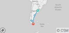  Patagonien Abenteuerreise - 16 Tage, 15 Nächte - 6 Destinationen 