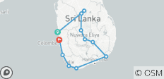  Diepgaande ontmoeting met Sri Lanka - 11 bestemmingen 