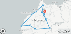  Circuit privé de 11 jours au départ de Fès - Villes impériales et désert - 15 destinations 