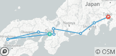  Japan Delight mit Hiroshima (3 Sterne Hotels) - 8 Tage - 8 Destinationen 